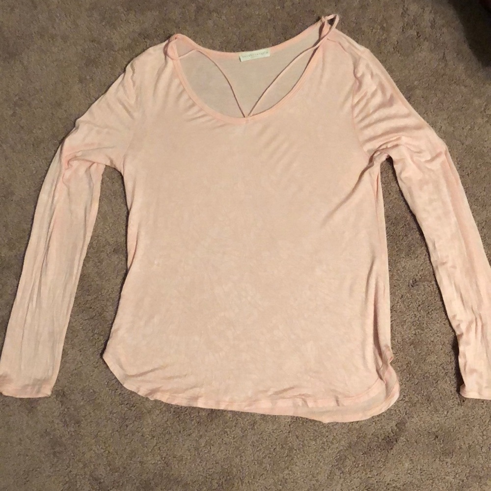 Woman’s long sleeve shirt.